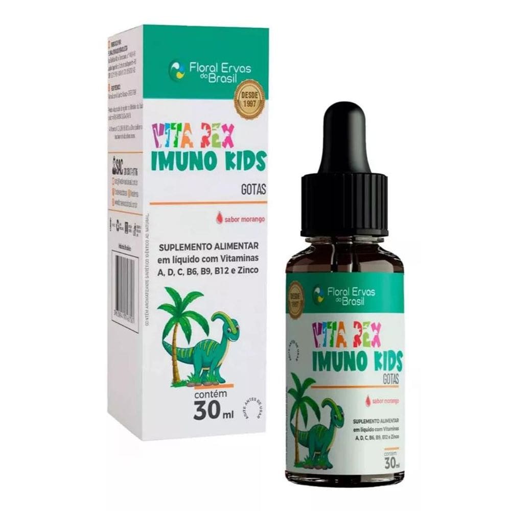 Vita Rex Imuno Kids Gotas 30ml - Floral Ervas