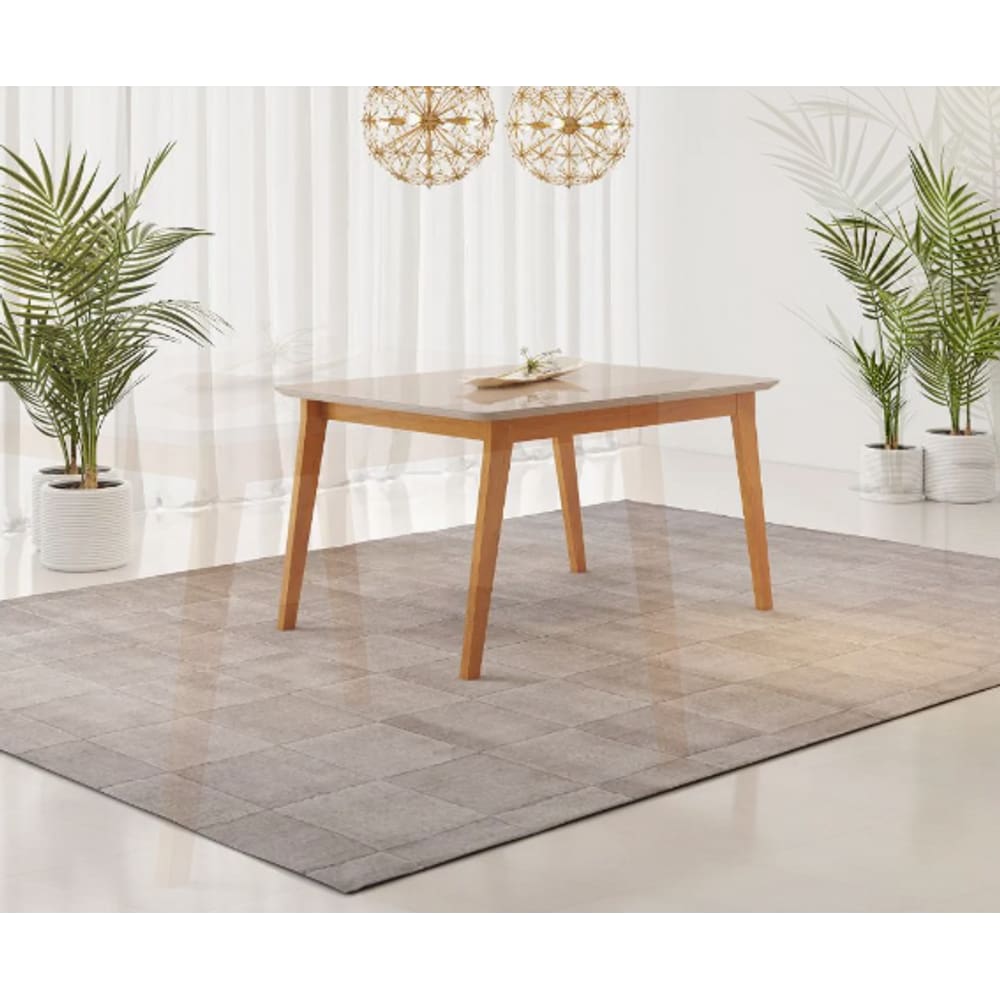 Mesa de Jantar Elegance JCM Movelaria Cinamomo/Off 1,20 M