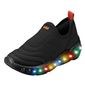 Tênis Infantil Menino Luz LED Relevo Celebration 3.0 Bibi