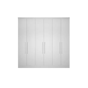 Guarda Roupa Modulado c/ 6 Portas e 4 Gavetas Rizon/Linea Neve - Novo Horizonte