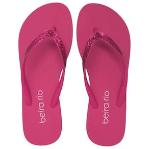 Chinelo Feminino Tira Strass Conforto Fácil Calce Beira Rio