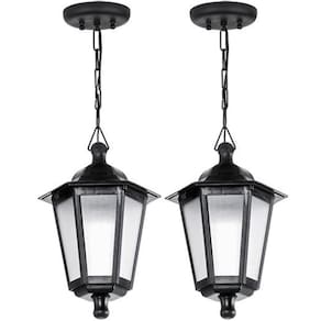 Kit 2 Pendentes Luminária Teto Gregos Colonial Clássica Vintage Retro Preto E27