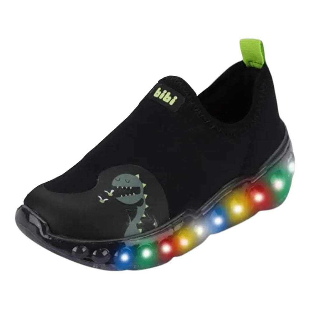 Tênis Infantil Menino Conforto Luz Dino Celebration 3.0 Bibi