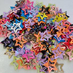 Kit Tic tac Estrela Clips Presilhas Grampos de Cabelo Estrela Infantil