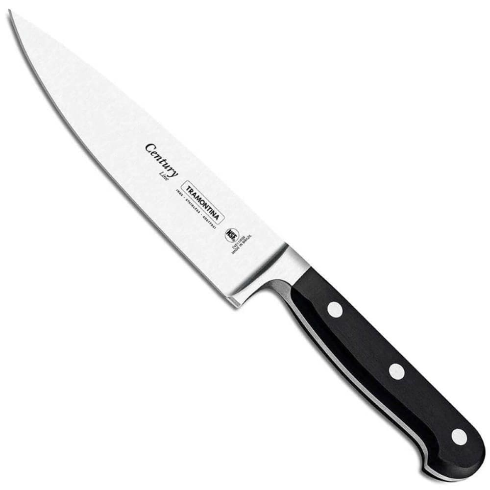 Faca Chef Tramontina Century com Lâmina em Aço Inox 8` Profissional