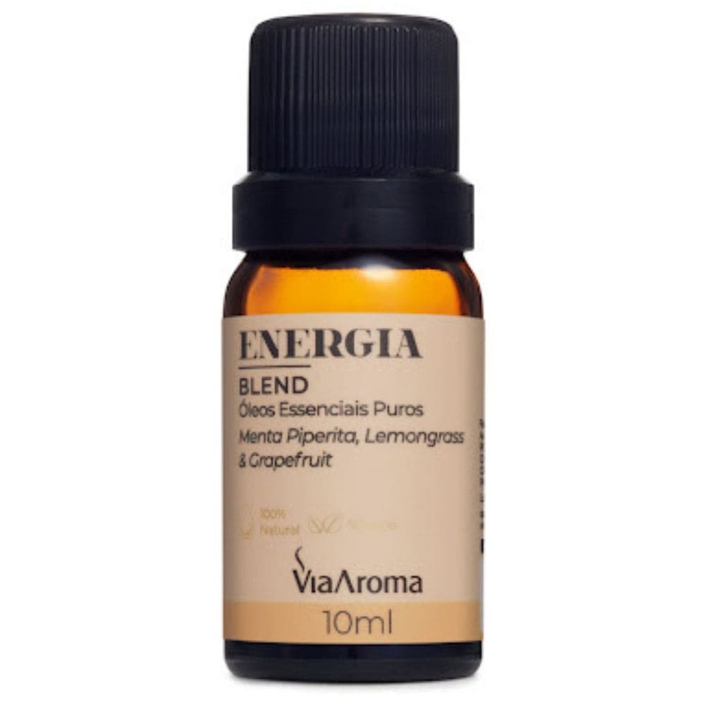 Óleos Essenciais Puros Blend - Energia 10ml Via Aroma