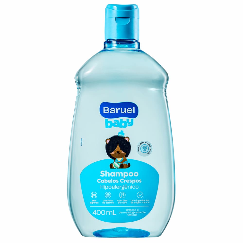 Shampoo Baruel Baby Cabelos Crespos 400ml