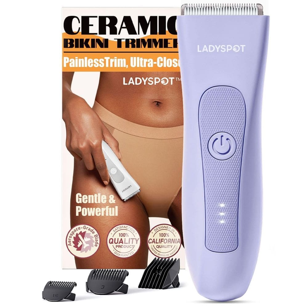 Conjuntos de barbear MANSPOT LADYSPOT™ para aparador de biquíni com 3 protetores