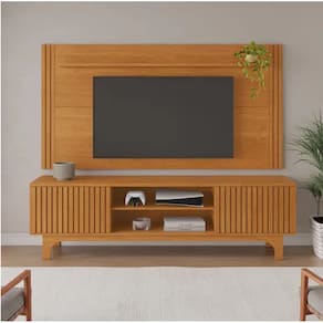 Rack Com Painel TV Até 70" Trunfo JCM Movelaria - Cinamomo