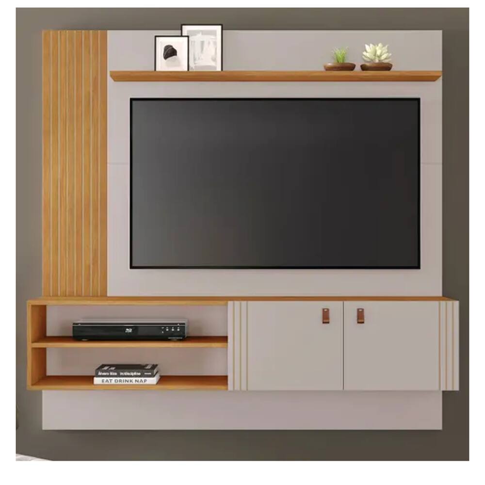 Painel Preciso Para Tv Até 65" JCM Movelaria - Off/Cinamomo