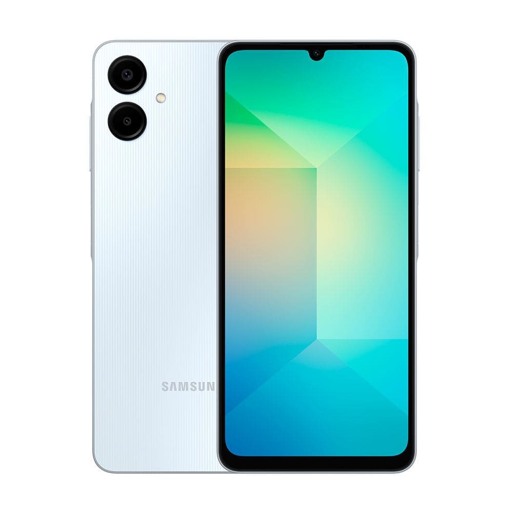 Smartphone Samsung Galaxy A06 4G, 128GB + 4GB RAM ,Tela 6,7", Câmera Traseira 50MP e Selfie de 8MP, Cor Branco