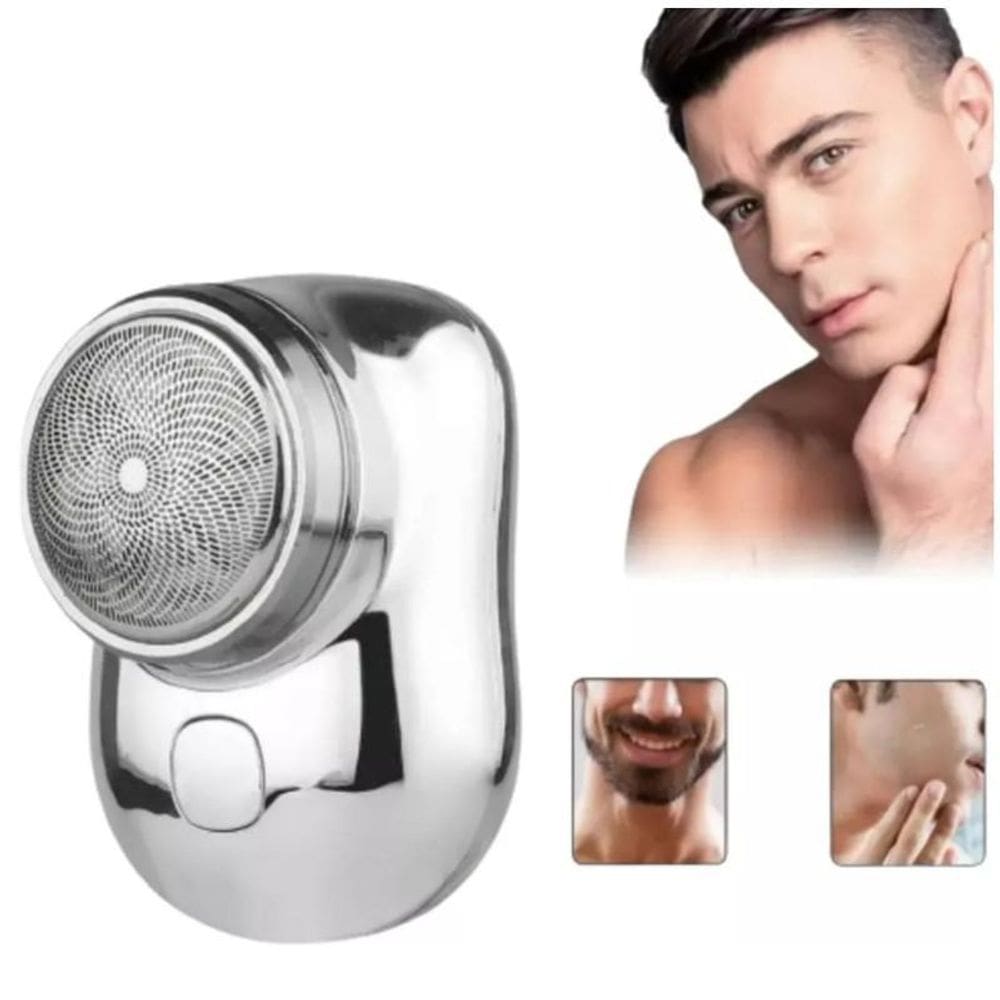 Micro Barbeador Com Escova Para Limpeza Facial