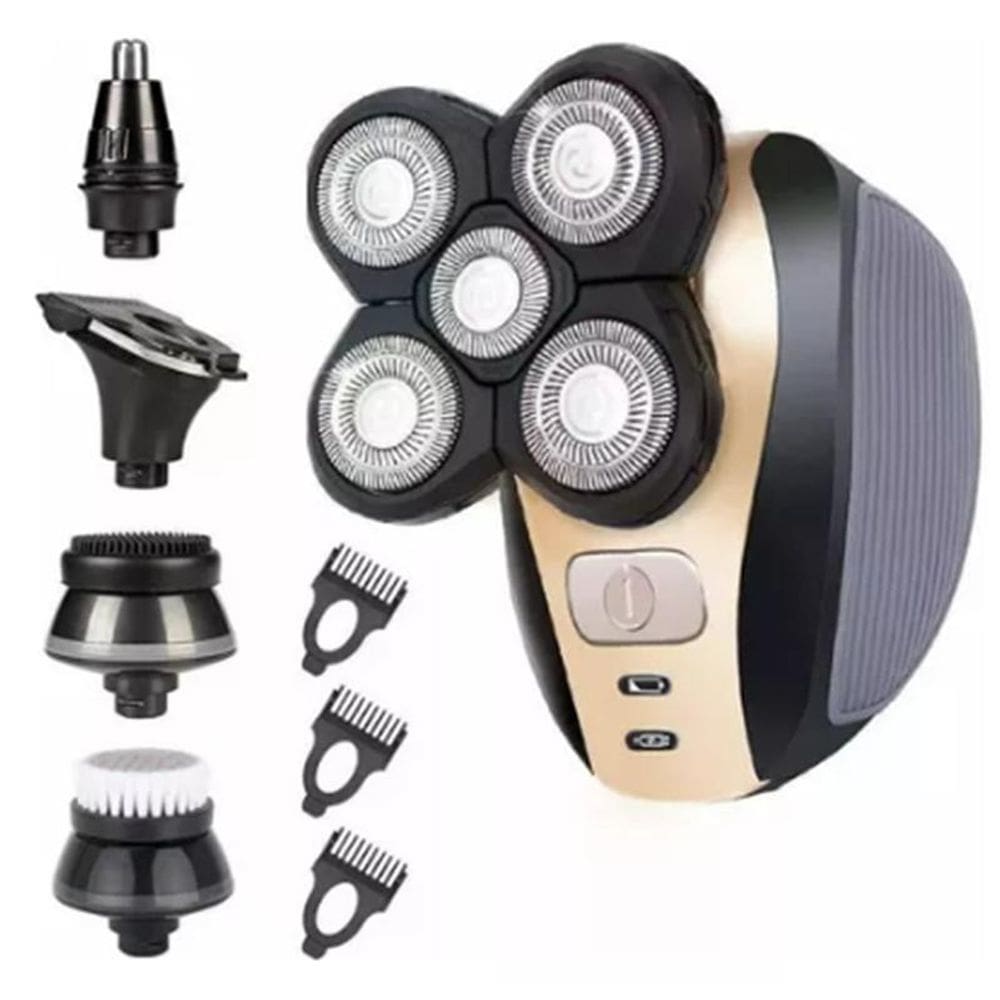 Barbeador 5 Em 1 Com Acessórios Completos Para Modelagem