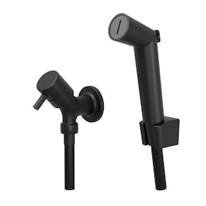 Ducha Higiênica Flexivel Com Gatilho ABS 1/2 Eva 90 1739 Preto Fosco Fani