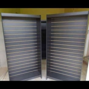 Estante Canaletada Expositor Preto 185X92X32Cm - Deep
