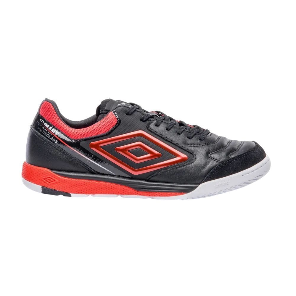 Chuteira Futsal Adamant Master U03fb00291-142 - Preto/Vermelho 38