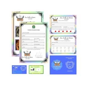 Kit de Documentos para sua Bebê Reborn - Que Sonho de Neném