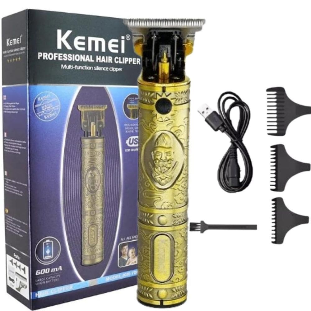 Cortador De Pelos Kmei 1974 Ergonômico Para Contorno