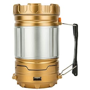 Lanterna Lampião DK Solar Retrátil para Camping