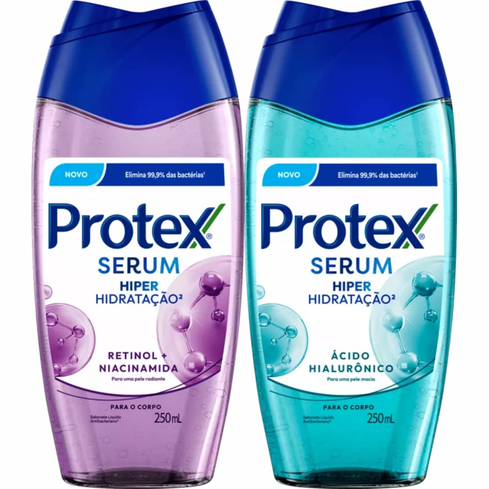 Kit Sabonete Líquido Protex Retinol Niacinamida + Ácido Hialurônico