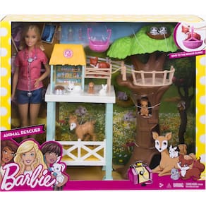 Barbie Profissões Playset Resgate de Animais FCP78 Mattel