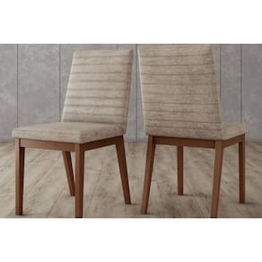 Cadeira Sala de Jantar Elena Kit 2 Un Nature/Linho Creme - Henn