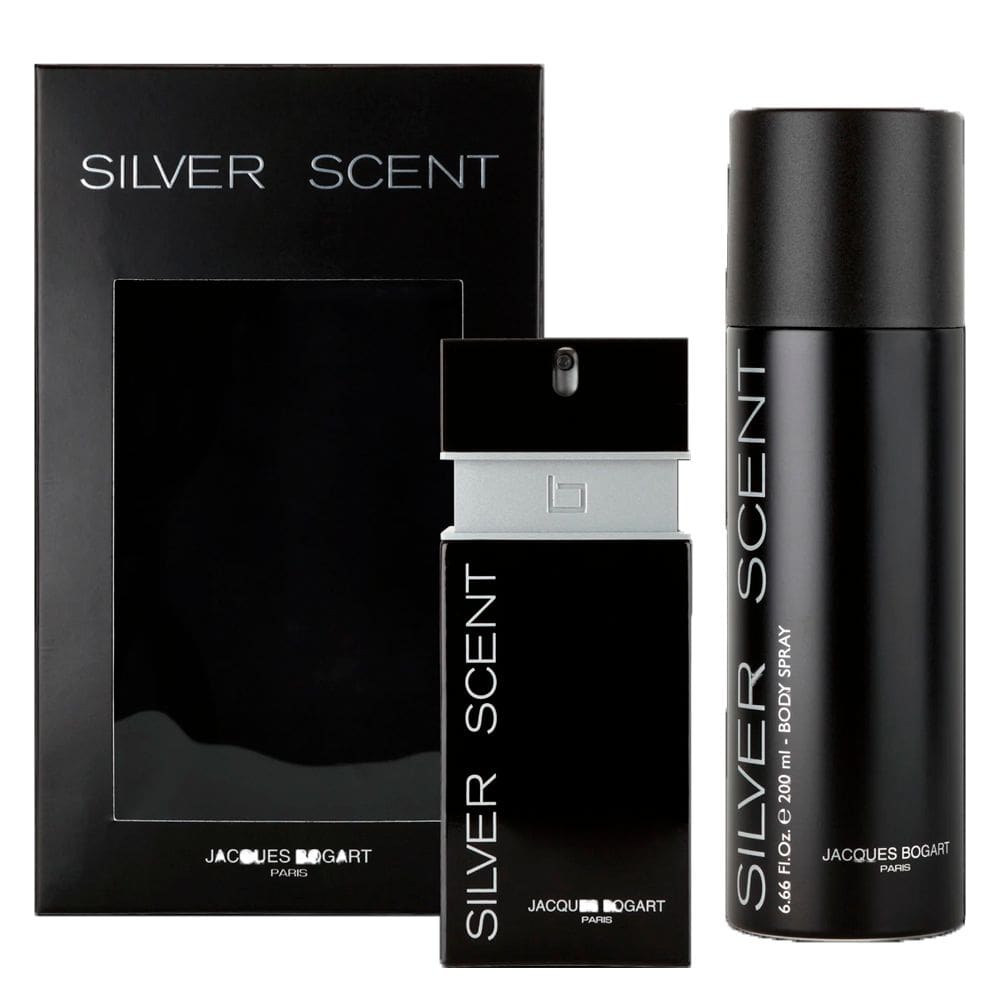 Kit Perfume Silver Scent Jaques Bogart Masculino 100ml+ Body Spray 200ml