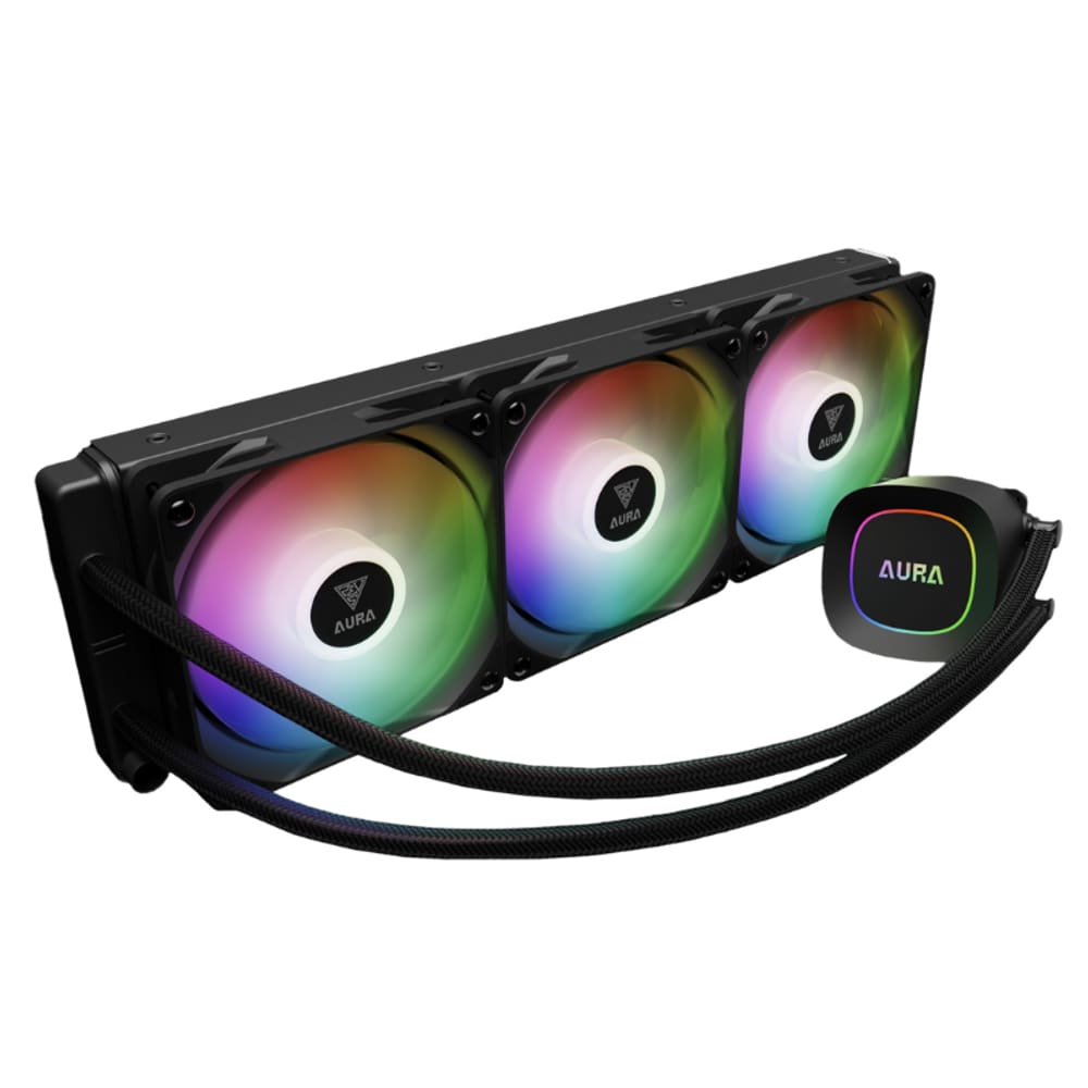 Water Cooler Gamdias Aura GL360 Lite ARGB 120mm AMD/AM5 Intel LGA 1851 12V Preto