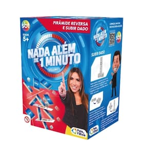 Brinquedo Jogo Nada Além de 1 Minuto Pirâmide Reversa Subir Dados Pais&Filhos