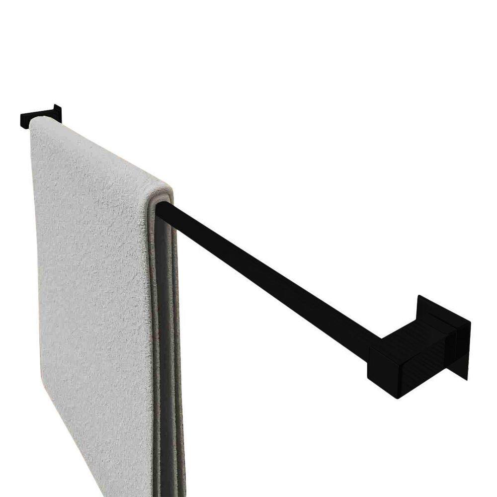 Porta Toalha Inox 100Cm Aço Inox 304 Polido Ou Preto Fosco