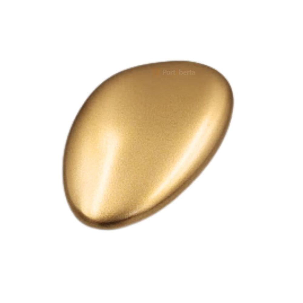 Puxador Seixo G 78Mm X 50Mm Dourado Matte Fosco Zen