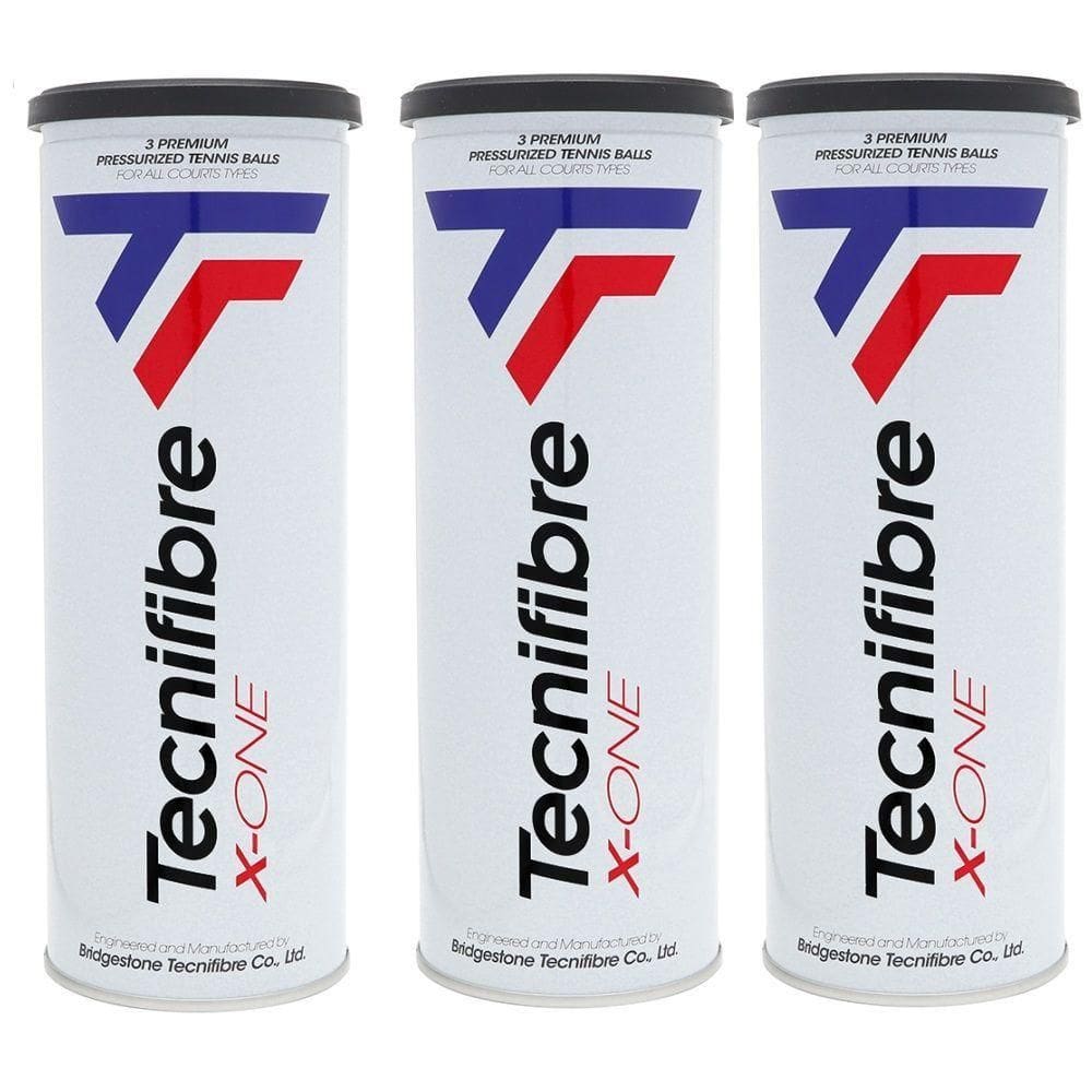 Bola Tênis Tecnifibre X One 3 Tubos Com 3 Bolas Perfornance