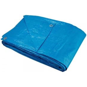 Lona Carreteiro 6 x 3 Metros 100 Micras Polietileno Azul Leve VONDER