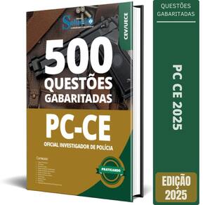 Caderno Questões Pc Ce 2025 Oficial Investigador Polícia