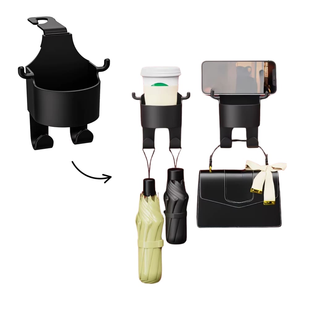 Suporte Copo Latas Sacolas Motorista UBER 99 CarroUniversal