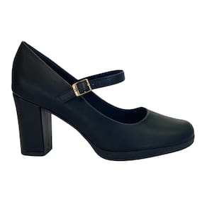 Sapato Boneca Piccadilly 130211 Feminino Preto saltinho