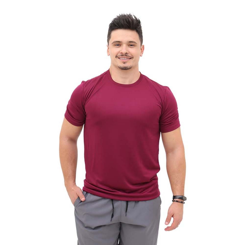 Camiseta Dry Fit Masculina Poliester Basica Academia Gola Redonda Confortavel Esportiva Musculaçao