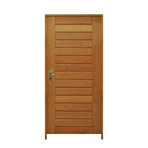 Porta Califórnia 82 X 2.10 Batente 14 Cm Fechadura Externa Lado Direito - Rodam