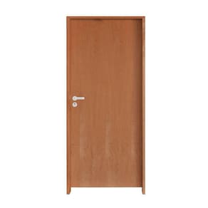 Kit Porta Lisa P.imbuia Batente Ecológico 11 Cm 82 X 2.10 Fech. Externa Stilo Lado Direito - Hale