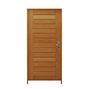 Porta Califórnia 92 X 2.10 Batente 11 Cm Fechadura Externa Lado Esquerdo - Rodam