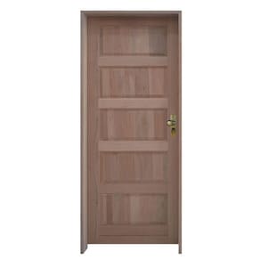 Kit Porta Trento Tauari 82 X 2.10 Batente 14 Cm Fechadura Externa Lado Esquerdo - Rodam