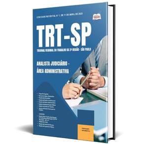 Apostila Trt Sp 2025 Analista Judiciário Área Administrativa