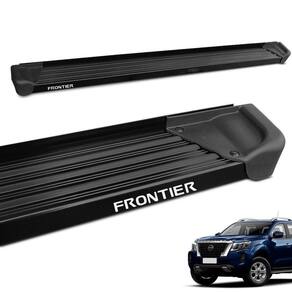 Estribo Lateral Frontier 2017 A 2024 Aluminio Preto A3