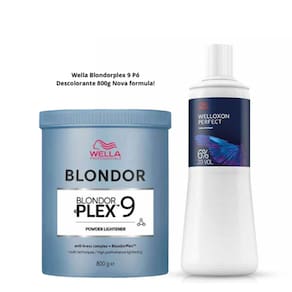 Wella Blondorplex 9 Pó Descolorante 800g & Ox volume 20, 6% WELLA 1L