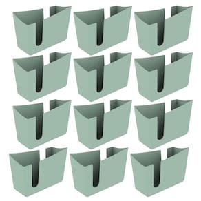 Kit 12 Porta Guardanapos de Mesa Organizador Trio Crippa Verde Menta Restaurante Lanchonete