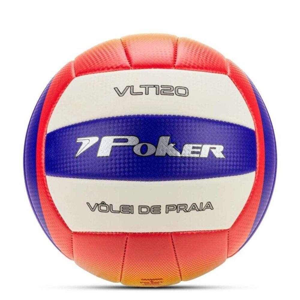 Bola Volei Poker De Praia Training Vlt 120 Ii - Azulverm