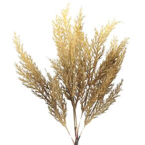 Capim Outonado Bege Planta Artificial 38Cm Decorativo