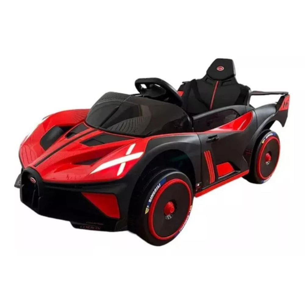 Carro Elétrico Esportivo Bugatti Vermelho 12V - Toys Import