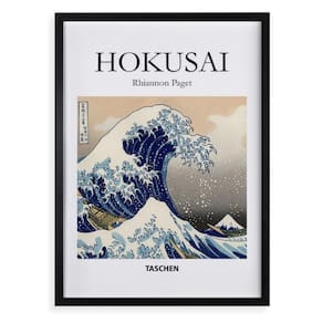 Quadro Decorativo Hokusai - Onda 45X34Cm - Com Vidro