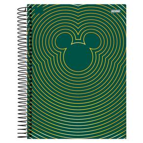 Caderno Univ 10 Matérias 160Fl Mickey Office Verde Jandaia